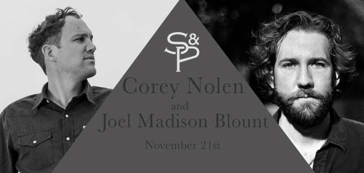 Corey Nolen and Joel Madison Blount — Nov 21, 2014